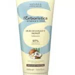 L'Erboristica Athena's - Mousse Doccia Profumato con Olio di Cocco e Olio di Monoi - Bagnoschiuma Vellutante e Idratante - 200 ml