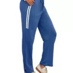 Leversic Pantaloni Tuta Donna Jogger Sportivi in Cotone Larghi con Coulisse