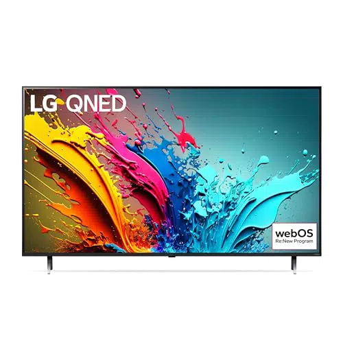 LG QNED 50'', Smart TV 4K, Processore α8, Design Slim, Alexa, webOS 24