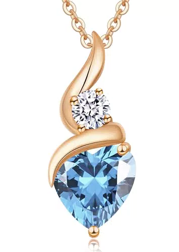 Louisa Secret Collana Cuore di Fuoco in Rame - Regalo per Donne e Festa della Mamma