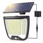 Luce Solare LED Esterno con Pannello e Sensore di Movimento, IP65