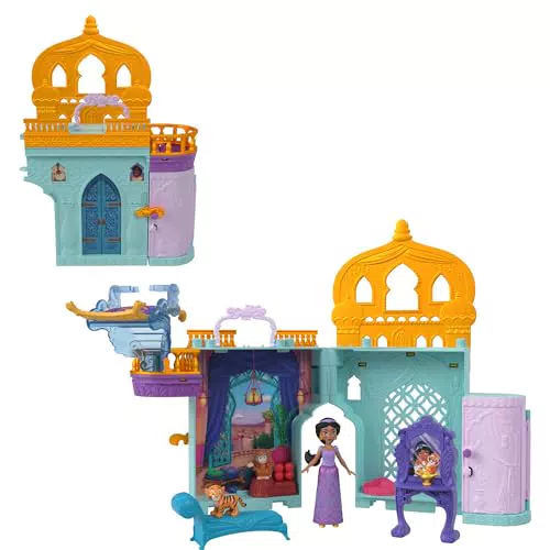 Mattel Disney Princess - Castello di Jasmine Playset con Mini Bambola e Accessori