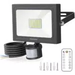 MEIKEE Faretto LED Esterno con Sensore di Movimento, Faro Impermeabile IP66