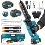 PowerCut X9 Pro - Mini Motosega a Batteria per Potatura con Motore Brushless