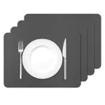 MORROLS Tovagliette Ecopelle Impermeabili Lavabili per Cucina 45x30 cm