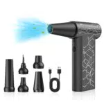 Soffiatore Elettrico Senza Fili 180W 180000RPM per PC e Auto, 4 Marce