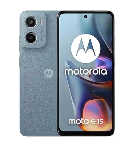 Motorola Moto E15 con Fotocamera 32MP, Display 6.67" HD+ e Batteria 5200mAh