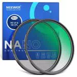 Neewer Filtri CPL e UV da 58mm in Vetro Ottico HD con Rivestimento Nano