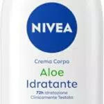 NIVEA Crema Corpo Idratante Aloe Vera e Acido Ialuronico per pelle secca