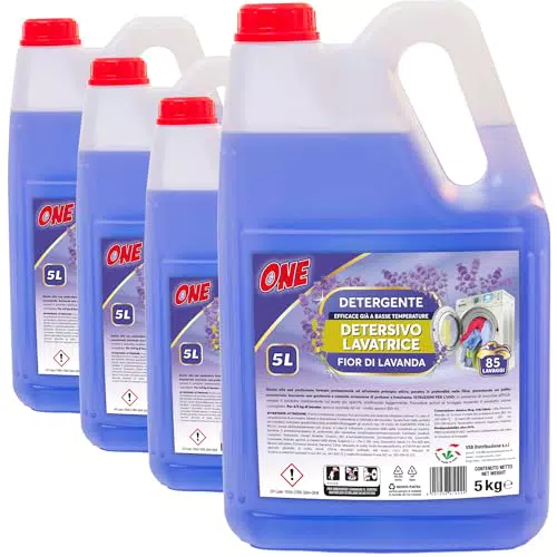 ONE Detersivo Liquido Lavatrice ai Fiori di Lavanda - 85 Lavaggi per Tanica