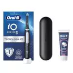 Oral-B Spazzolino Elettrico Ricaricabile iO 3 con Testina di Ricambio e Dentifricio