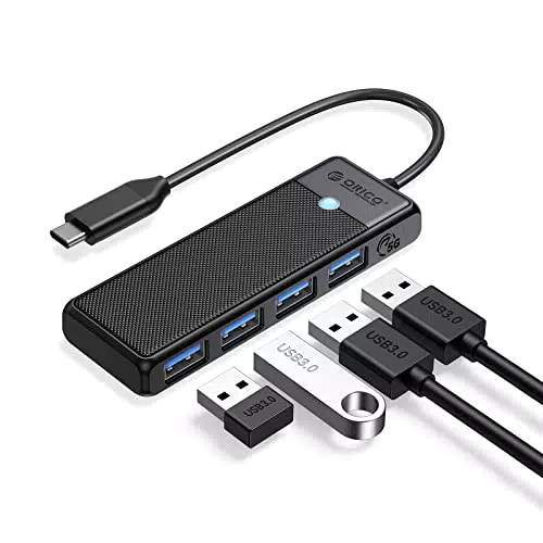 ORICO Hub USB C 4 in 1 per MacBook, Surface Pro e Laptop – Adattatore USB 3.0