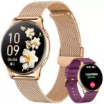 Smartwatch Donna IP68 Fitness Tracker - Risposte Chiamate, Pressione Sanguigna, Sonno