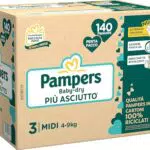 Pampers Baby Dry Maxi Taglia 4 - Confezione da 124 Pannolini