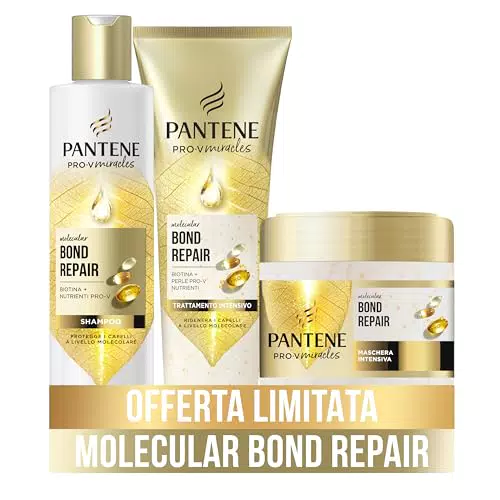 Pantene Molecular Bond Repair: Shampoo, Maschera e Trattamento Intensivo