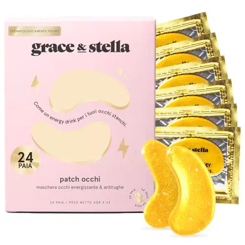 Grace & Stella Eye Patch - Riduzione Occhiaie, Gonfiori e Rughe Vegan