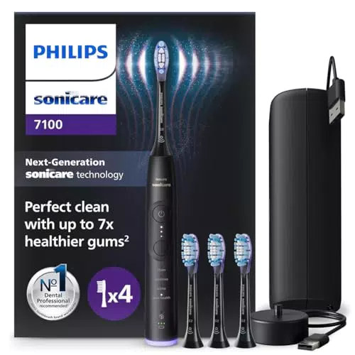 Philips Sonicare HX7421/08 Spazzolino Elettrico Sonico con App e 4 Modalità