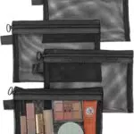 Borsa cosmetica trasparente con cerniera - Borsa di stoccaggio pratico