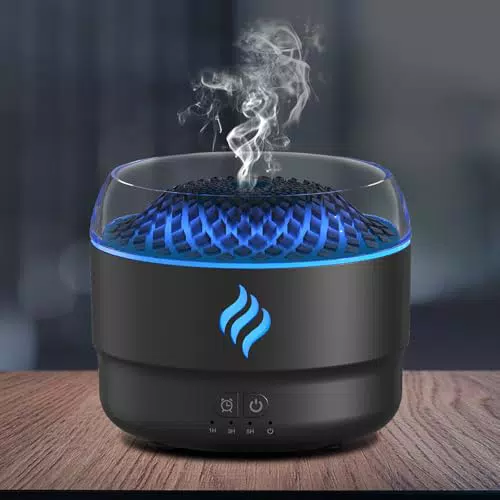 Pofibo Diffusore di Oli Essenziali con Timer Intelligente e Funzione Umidificatore