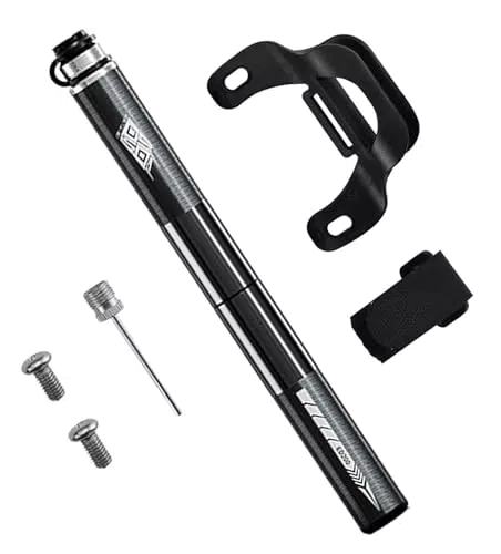 Mini Pompa per Bicicletta Portatile 160psi con Tubo Nascosto per MTB e Strada