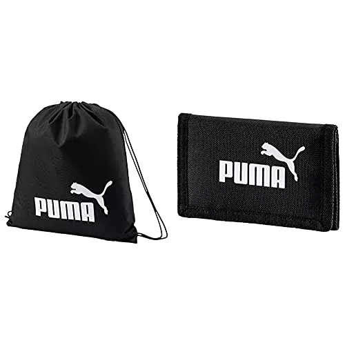 PUMA Phase, Sacca Sportiva Unisex-Adulto, Nero Black)