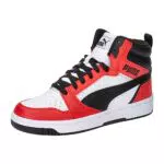 PUMA Rebound V6 Mid Jr - Scarpe da ginnastica unisex per bambini e ragazzi