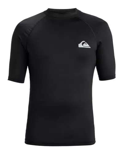 Quiksilver Surf Tee Uomo UPF50 S/S - Comfort e Stile per Gli Amanti del Mare