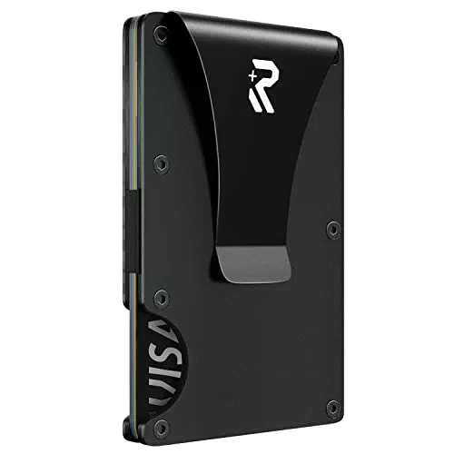 RealPlus Porta Carte di Credito per Uomo - Regali Ideali per Natale e Feste