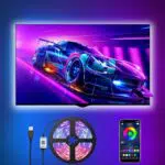 Romwish Retroilluminazione LED USB Bluetooth RGB 5050 con Sincronizzazione Musicale