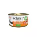 Schesir Filetti di Tonno con Carote in Gelatina per Gatti, Cibo Umido Naturale