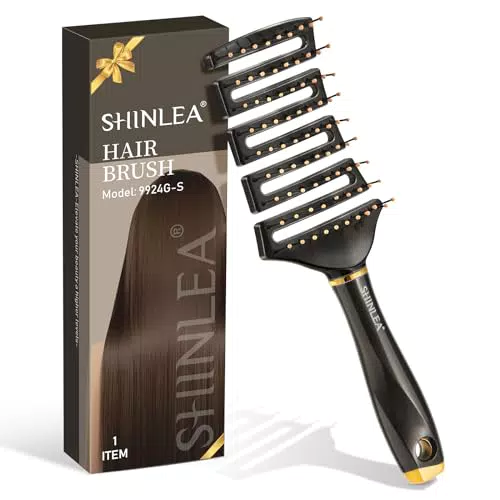 SHINLEA Spazzola Districante Professionale per Capelli Bagnati o Asciutti