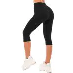 Sinophant Leggings Capri Vita Alta Donna per Fitness e Yoga, Estivi e Morbidi