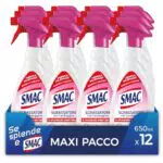 Smac Sgrassatore con Candeggina - Detergente Spray Igienizzante e Sgrassante