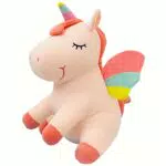 Snowolf Peluche unicorno con ali arcobaleno kawaii per bambini