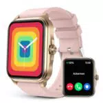 SOUYIE Smartwatch con Chiamate, Monitoraggio SpO2 e Contapassi per iOS e Android