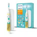Philips Sonicare for Kids Spazzolino Elettrico Modello HX3603/01 con Custodia e Caricatore USB