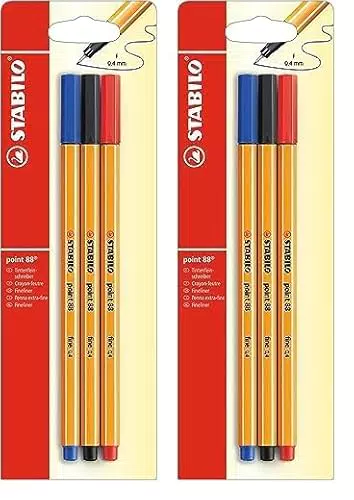 STABILO Fineliner point 88 - Set di penne stilografiche per scrittura creativa