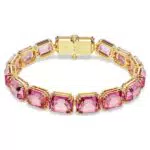 Swarovski Braccialetto Millenia Placcato Oro in Stile Elegante