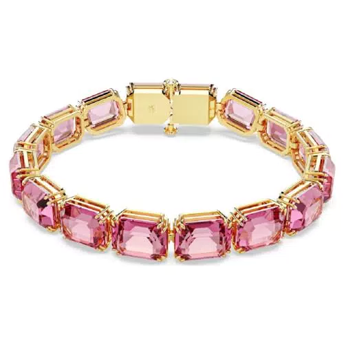 Swarovski Braccialetto Millenia Placcato Oro in Stile Elegante