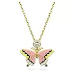 Swarovski Idyllia Collana Pendente a Farfalla in Placcato Oro