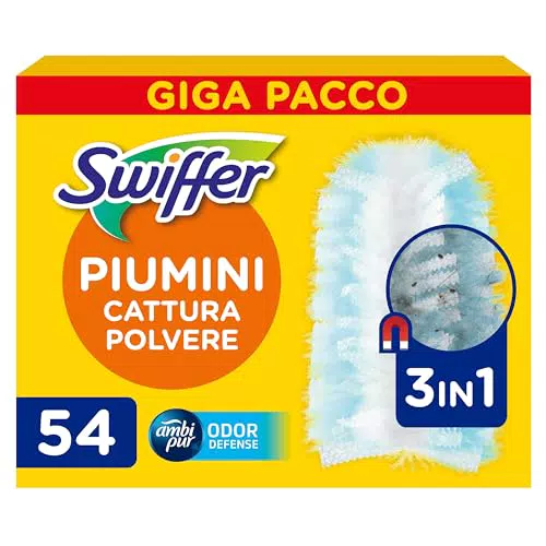 Swiffer Duster Piumini Cattura Polvere - Ottima Pulizia nei Punti Difficili