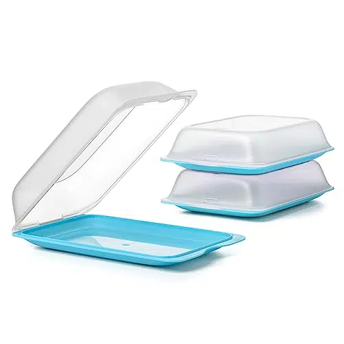 TATAY Porta Affettati per Frigorifero Fresh - Contenitori Impilabili per Alimenti