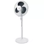 Taurus Greco Ventilatore da Terra 40W con Oscillazione e Altezza Regolabile