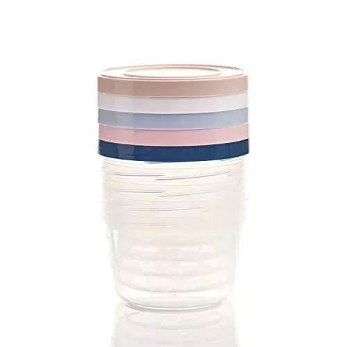 THERMOBABY Contenitori per neonati 250 ml, adatti a microonde e congelatore