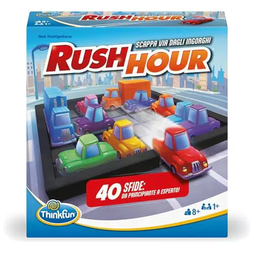 ThinkFun Rush Hour - Gioco di Logica per Bambini e Ragazzi 8+ Anni
