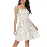 Timathous Donna Copricostume Abiti con Spalline Senza Maniche Abito Spiaggia di Sabbia Senza Top Tubo Mini Vestito