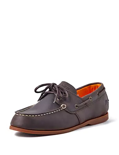 Timberland Cedar bay 2 Eye Boat Shoe, Uomo, Dk Brown Full Grain