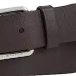 Tommy Hilfiger Cintura Casual Uomo in Pelle 3,5 cm
