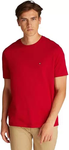 Tommy Hilfiger Maglietta S/S Ess Seasonal Reg Fit Solid Tee Uomo