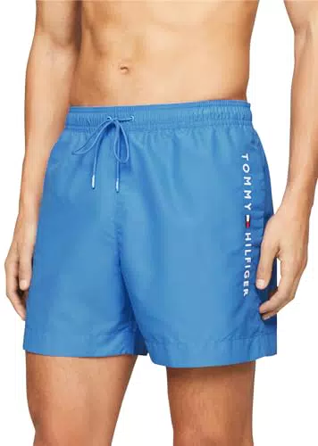Tommy Hilfiger Pantaloncino da Bagno Uomo Medium Drawstring Lunghezza Media